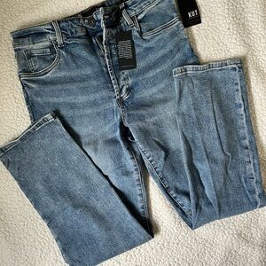 Kut from the Kloth high-rise Rosa ankle vintage straight jeans